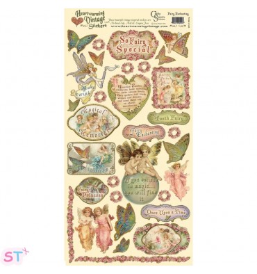 Vintage Stickers Fairy Enchanting