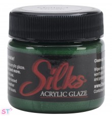 Silks Acrylic Glaze Black Emerald