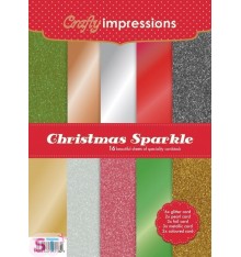 Paper pad Christmas Sparkle A4