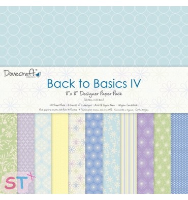 Paper pad Back to Basics IV 8x8 Dovecraft