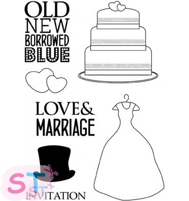 Sello de silicona Love and Marriage