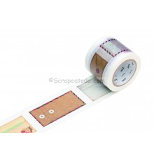 Washi extra-ancho con sobres y etiquetas