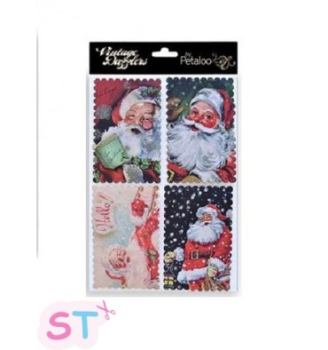 Stickers Dazzlers Victorian Santa 3D
