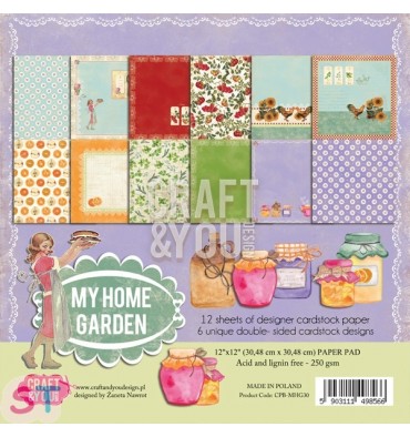 Paper pad My Home Garden 12x12 Craft & You