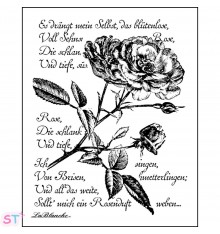 Sello Written Rose