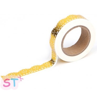 Washi tape Lily Gold